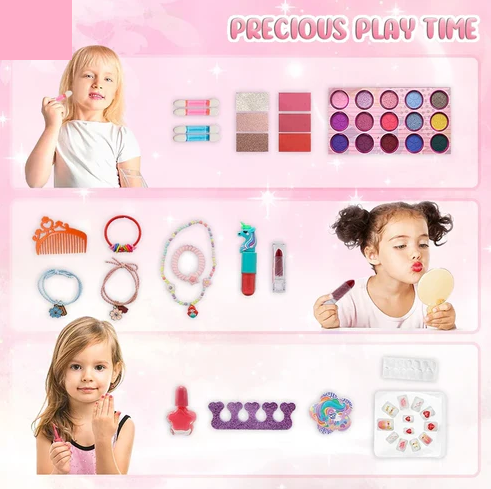 Realistic 2in1 Beauty Makeup Set For Girls