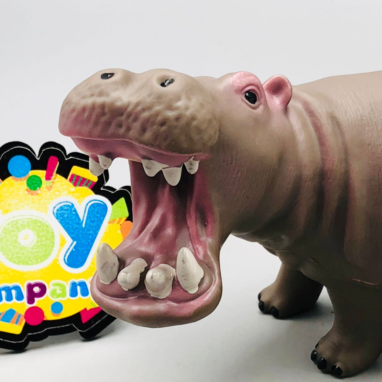1Pc Premium Hippo Animal Figure Toy