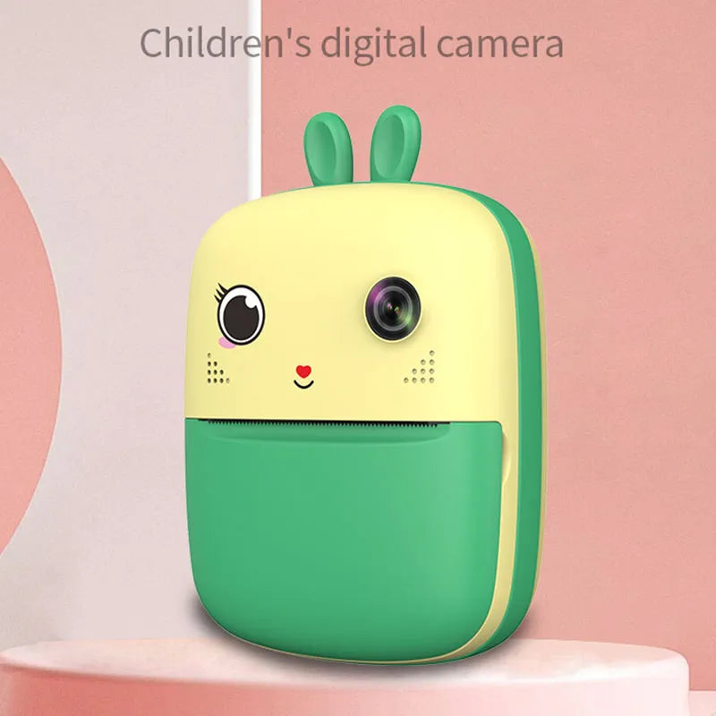 Kids Cartoon Shape Instant Digital Thermal Printing Camera