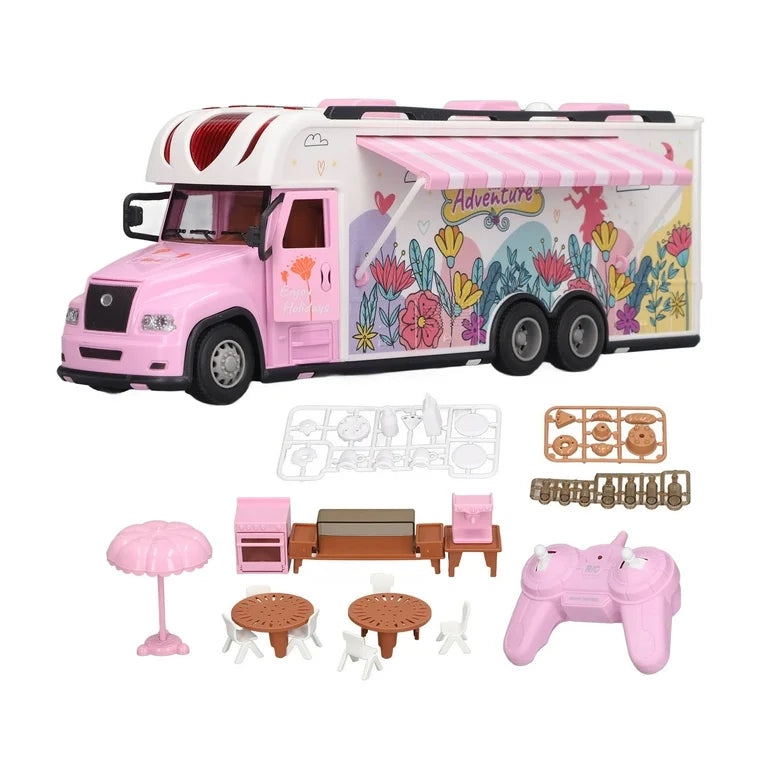 RC Lighting Truck With Mini Camping Furniture