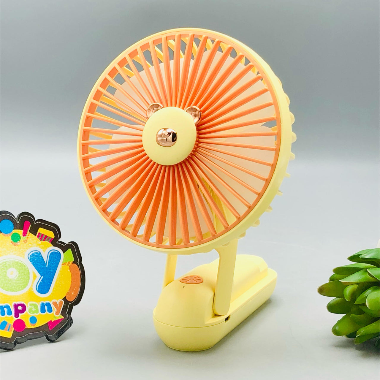 Multi-functional Mini Handheld & Desktop Fan With Light