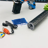 Electric M416 Gel Blaster Gun With Colorful Light Silencer