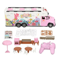 RC Lighting Truck With Mini Camping Furniture