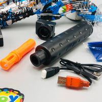 Electric M416 Gel Blaster Gun With Colorful Light Silencer