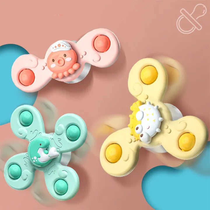 3in1 Sobebear New Born Baby Spinning Rattles