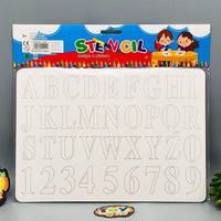 A-Z Capital Alphabet & Numbers Stencil Set
