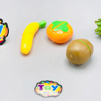 17Pcs Pretend Play Vegetable & Fruit Cutting Set