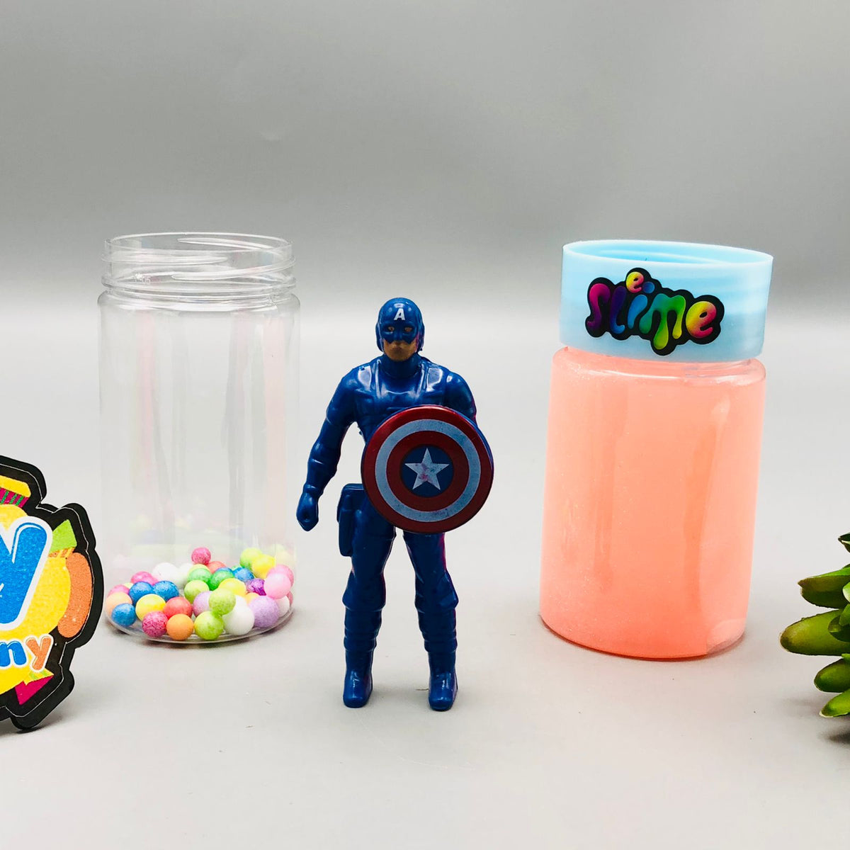 1Pc Avengers Crystal Slime Mud Bottle