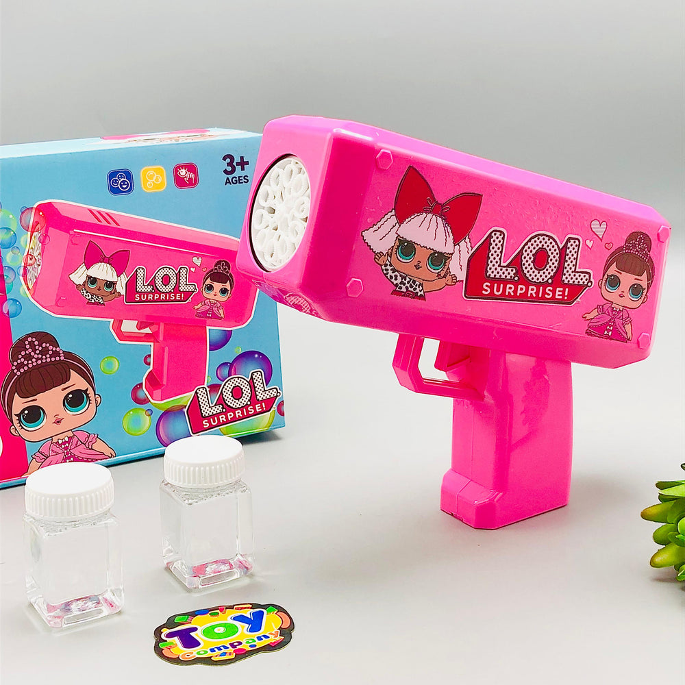 L.O.L Surprise Battery Operated Colorful Bubble Gun