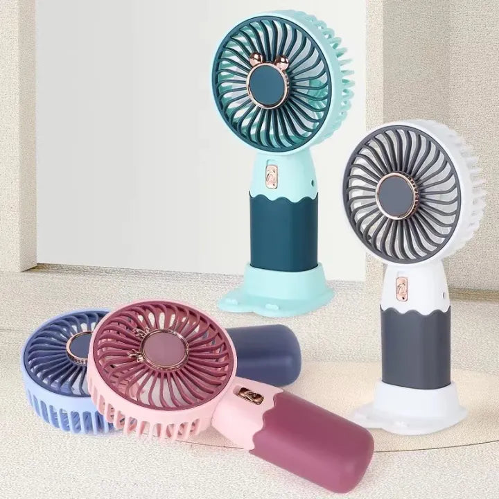 Rechargeable Hello Summer Mini Fan With Separate Base