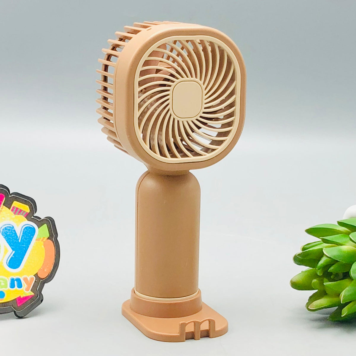Rechargeable Simple Mini Fan With Stickers