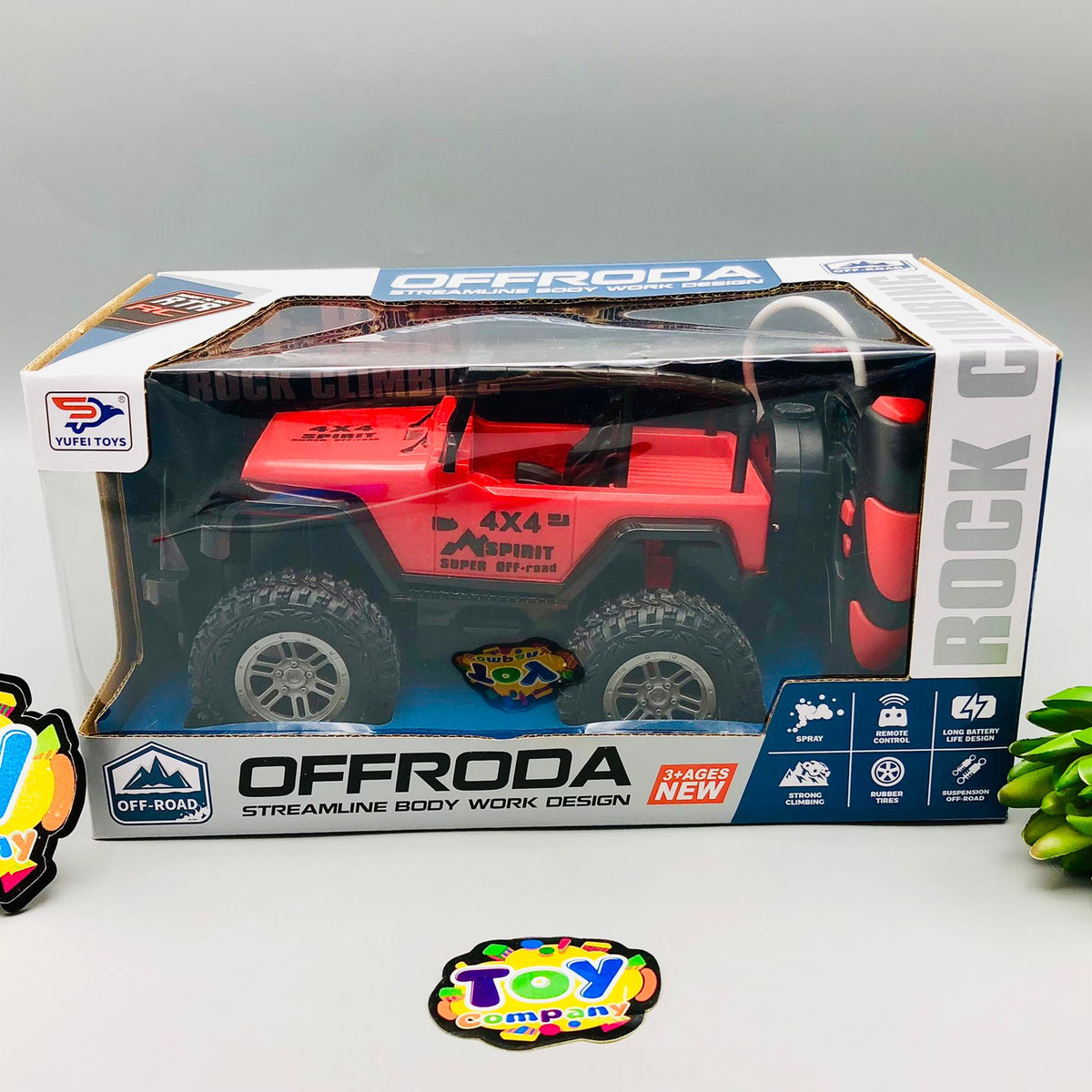 RC 4x4 Super Spirit Off-Road Spray Jeep