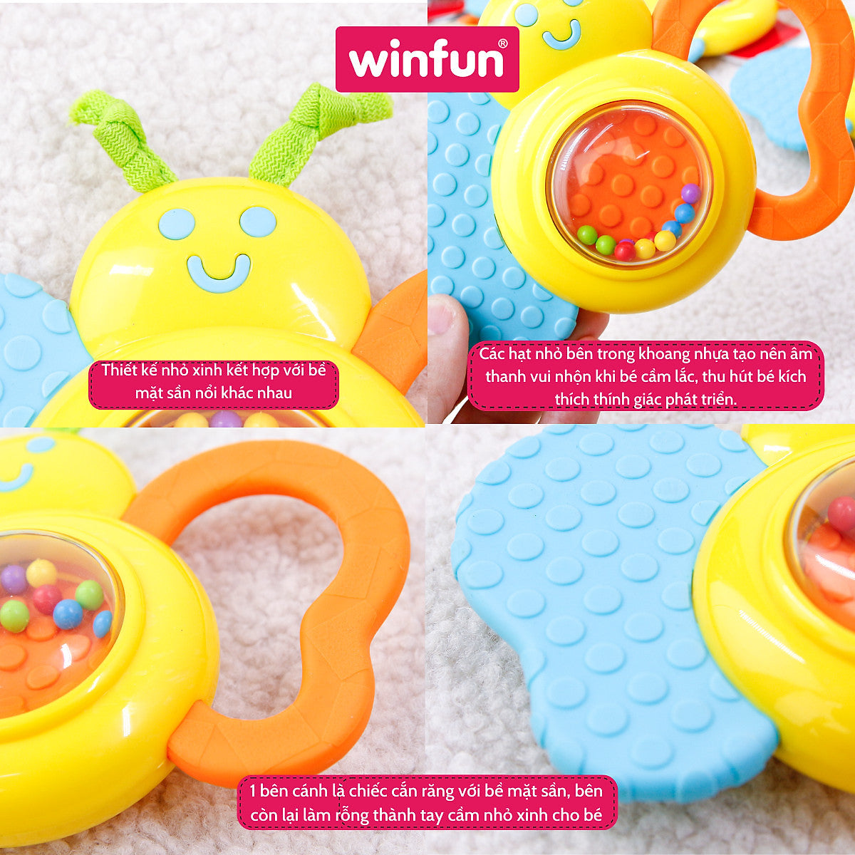 WinFun Baby's Butterfly Rattle