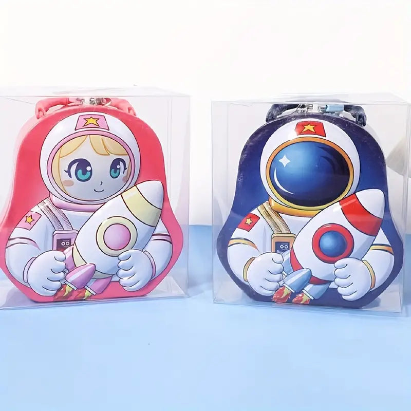Astronaut Themed Kids Coin Saving Box