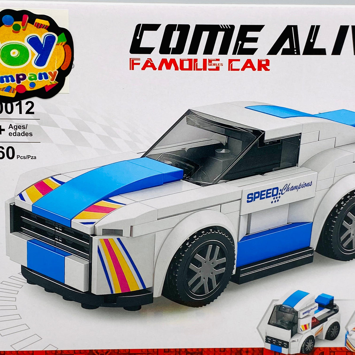 DIY 3in1 Speed Champion Car Lego Bricks Set - 160Pcs
