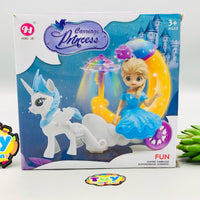 Electric Sofia Moon Carriage Toy With Light & Music
