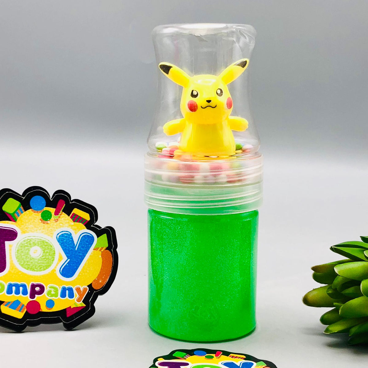 1Pc Mini Pokemon Crystal Slime Mud Bottle