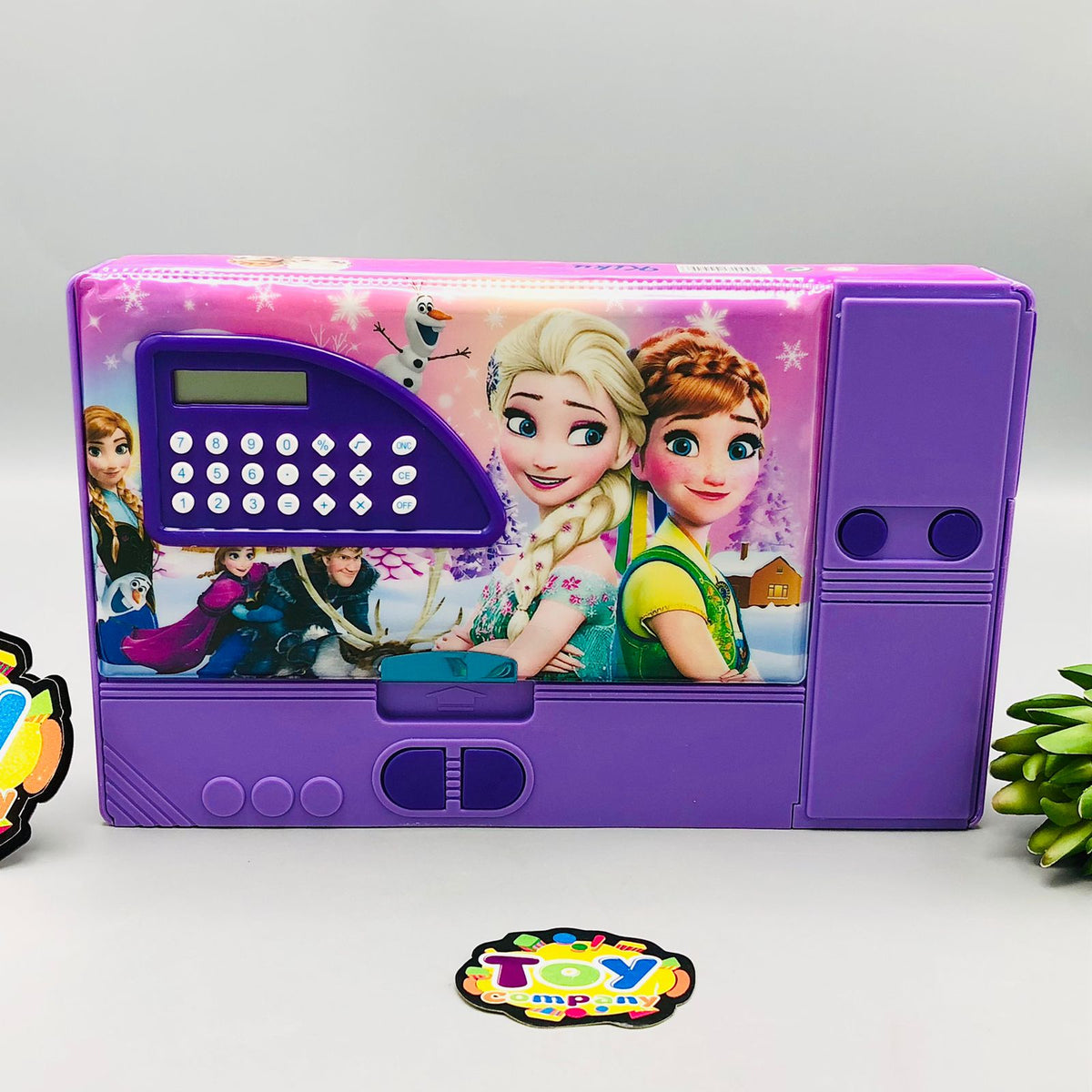 Jumbo Calculator Geometry Box With 2 Pencils For Girls - Assortment