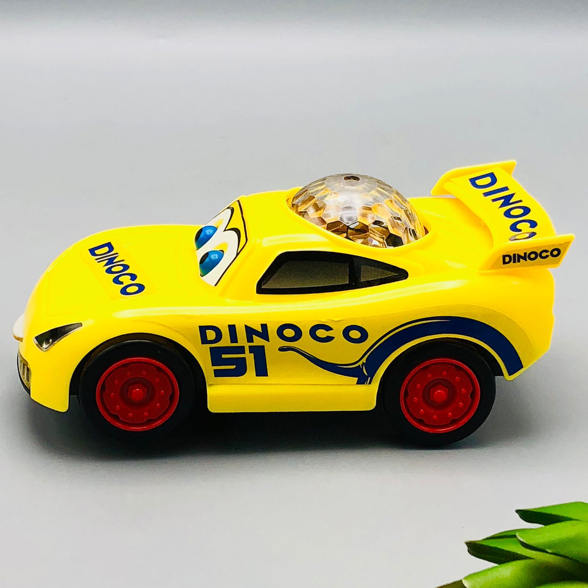 Dinoco 3D Lights & Musical Racing Car