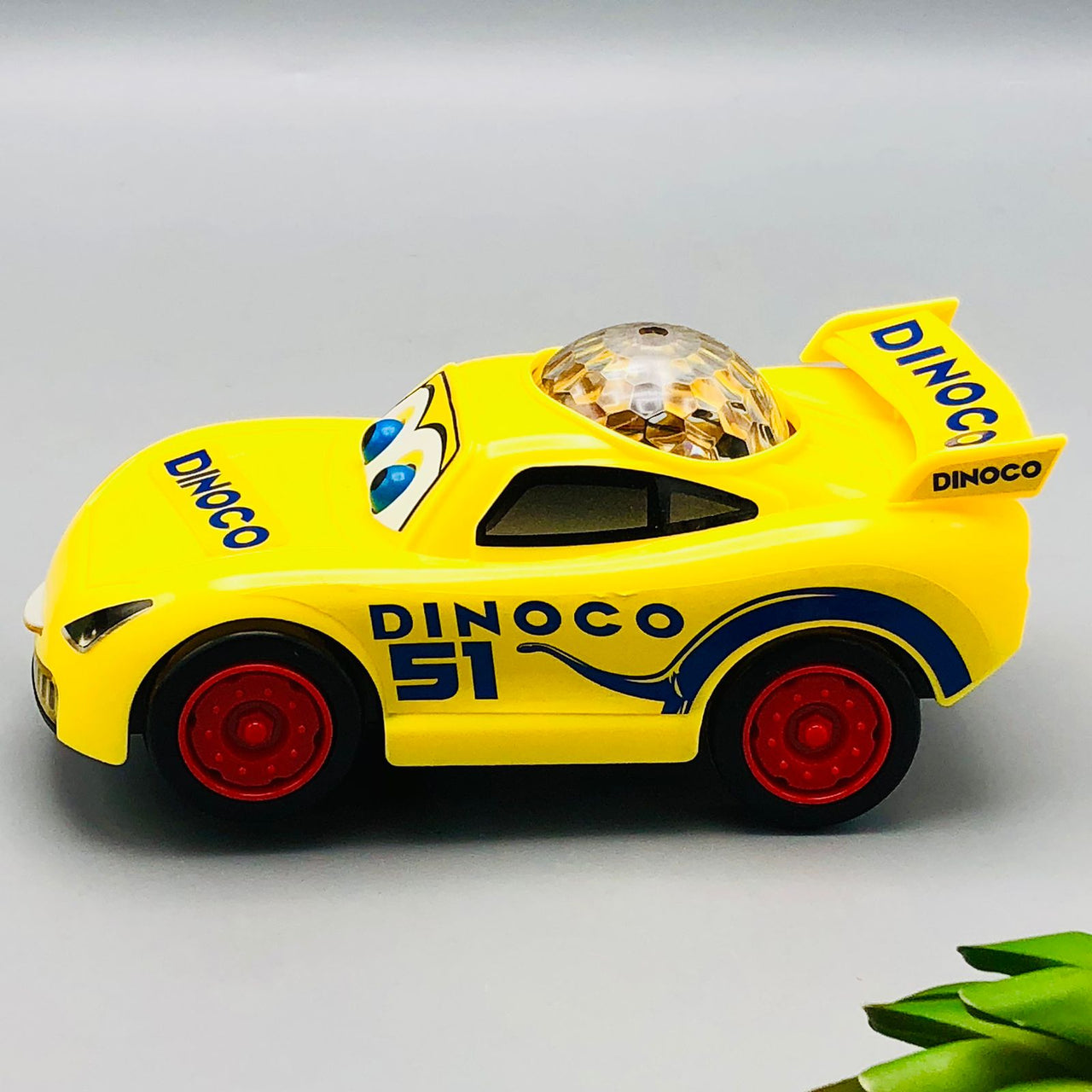 Dinoco 3D Lights & Musical Racing Car