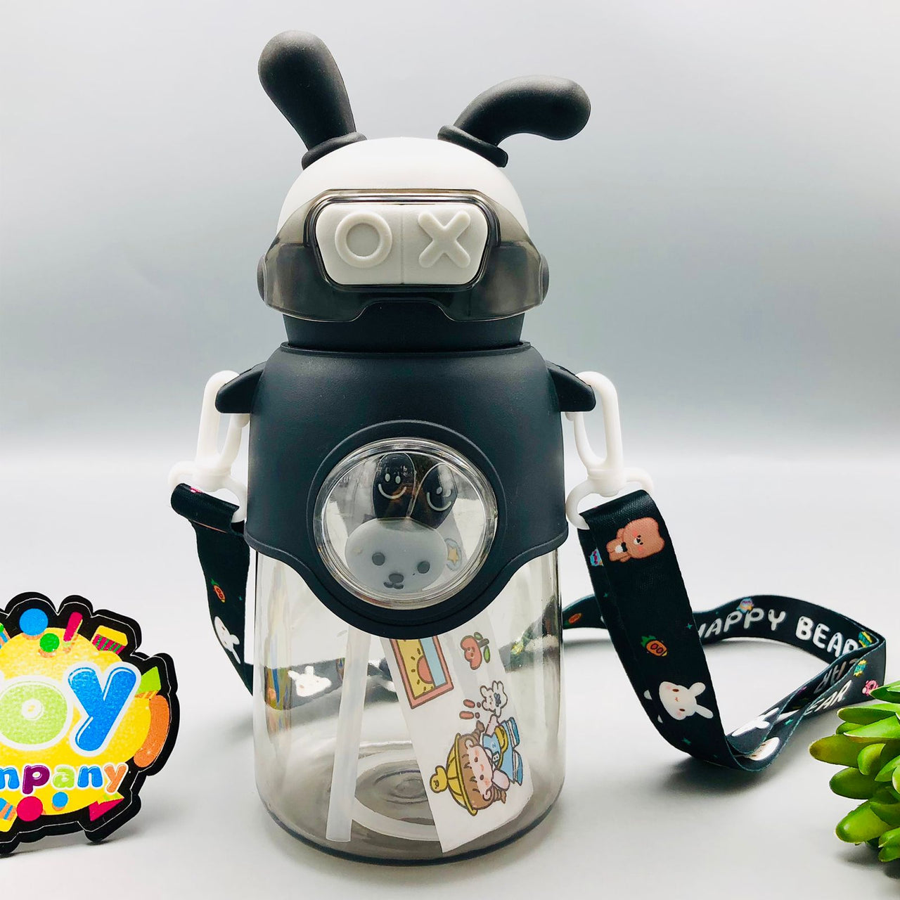 650ml Premium Rabbit Design Sipper Water Bottle