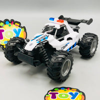 Kids ABS Pullback Police Car With Light & Sound - 1Pc