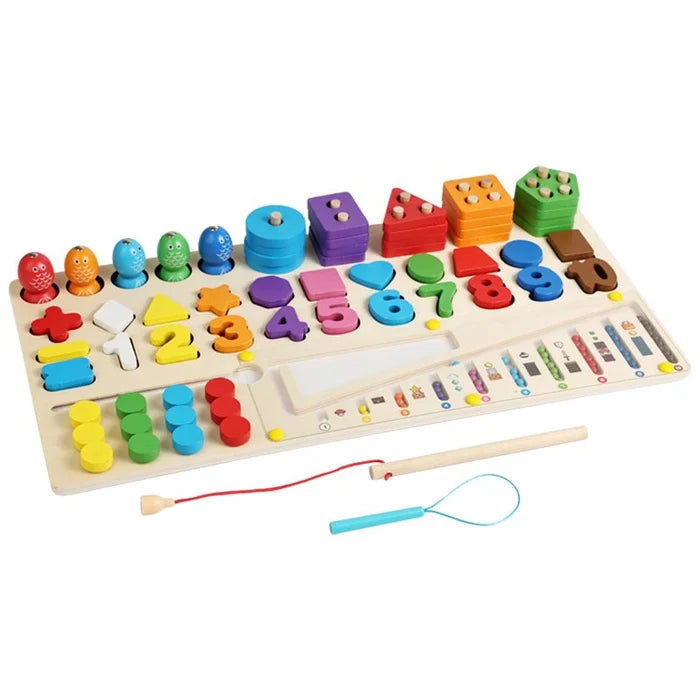 Wooden 6in1 Logarithmic Pairing Board