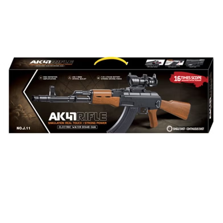 7.4V Electric AK47 Large Gel Blaster Shooting Rifle