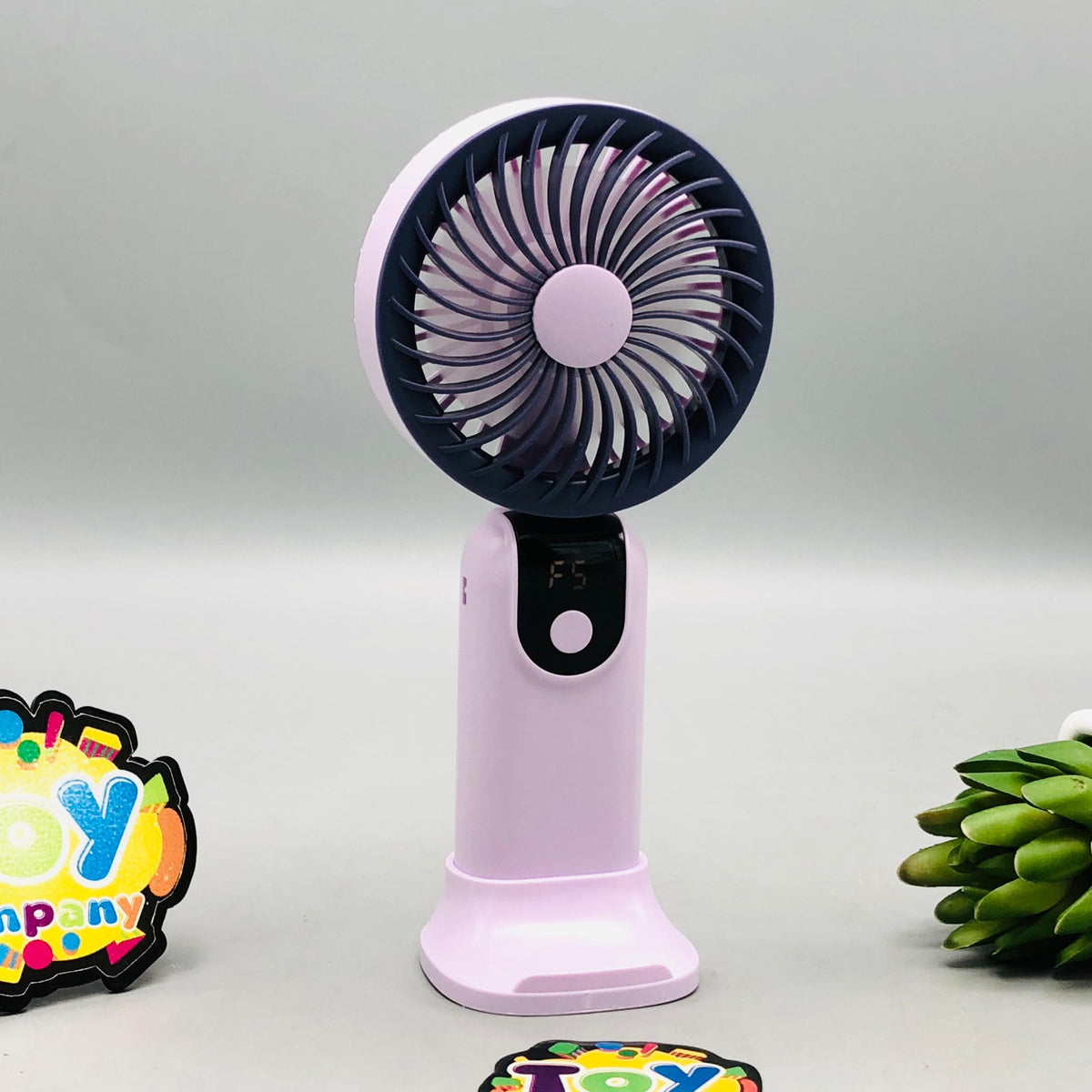 7.5" Rechargeable Five Speed Digital Display Cooling Fan