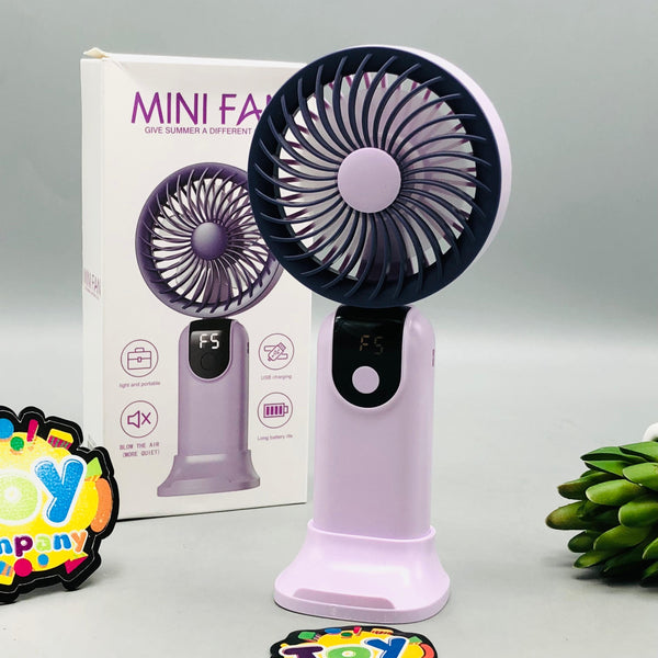 7.5" Rechargeable Five Speed Digital Display Cooling Fan