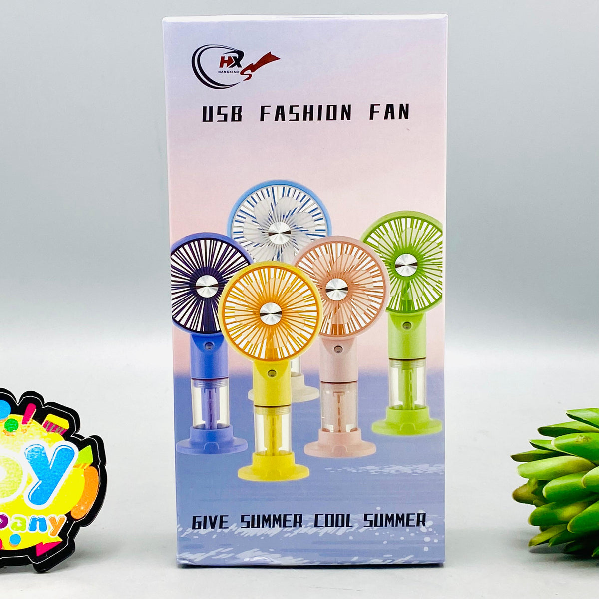 7.5" Rechargeable Mist Cooling Fan