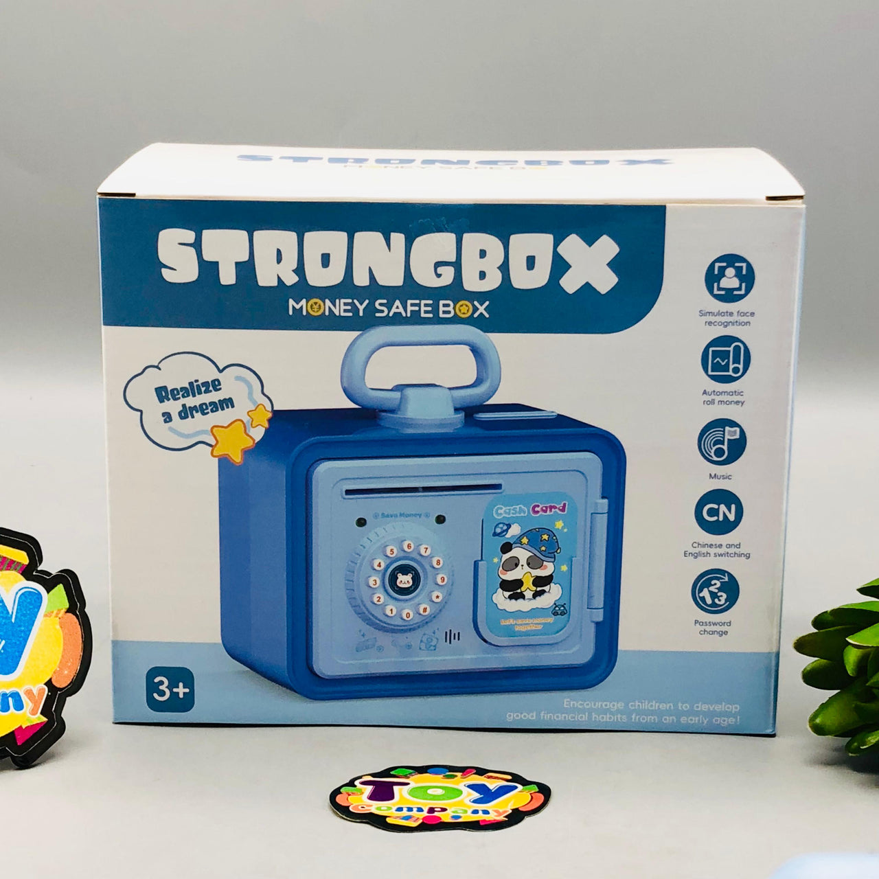 Kids Password & Face Recognition ATM Machine - Blue