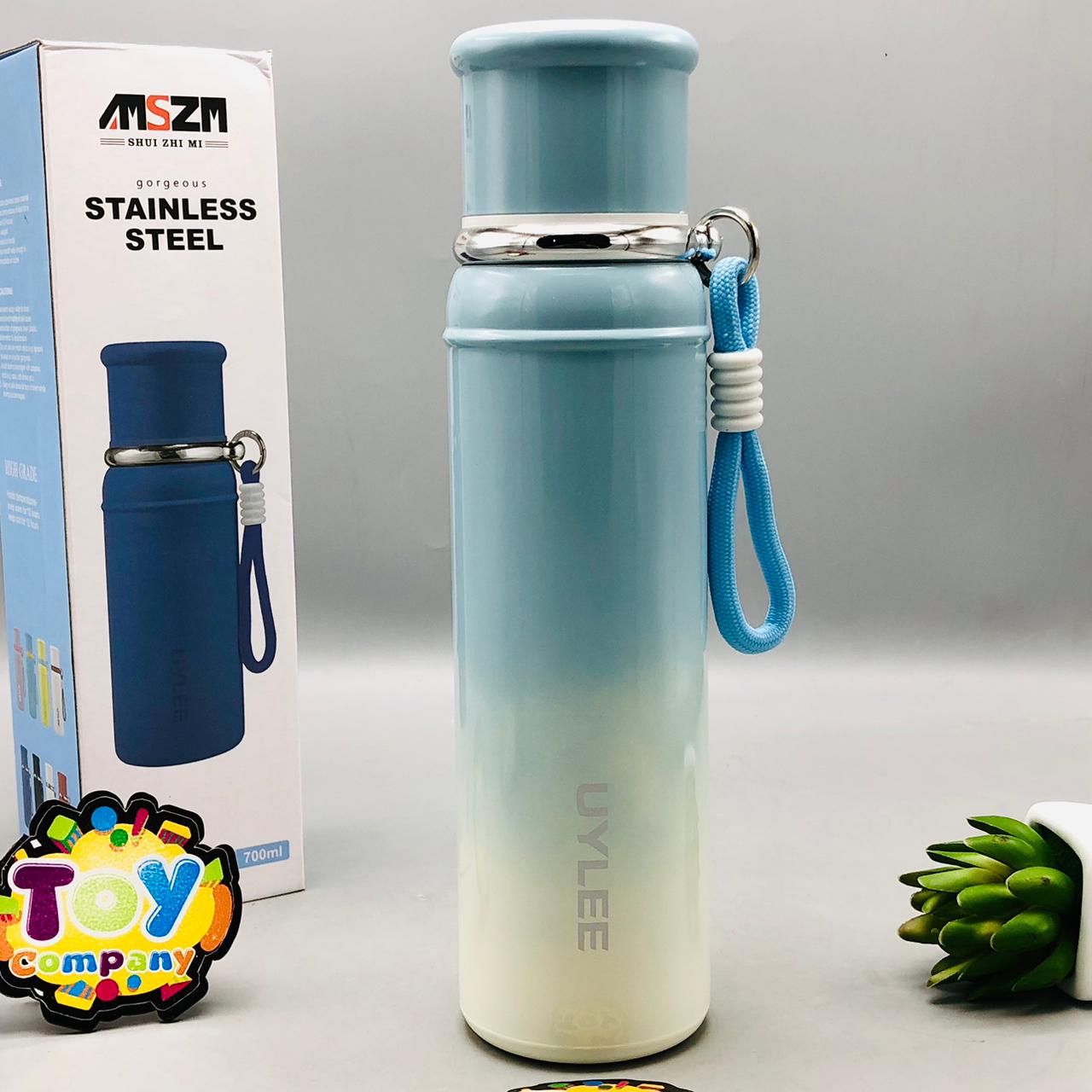 700ml Stainless Steel Sports Water Bottle - Blue