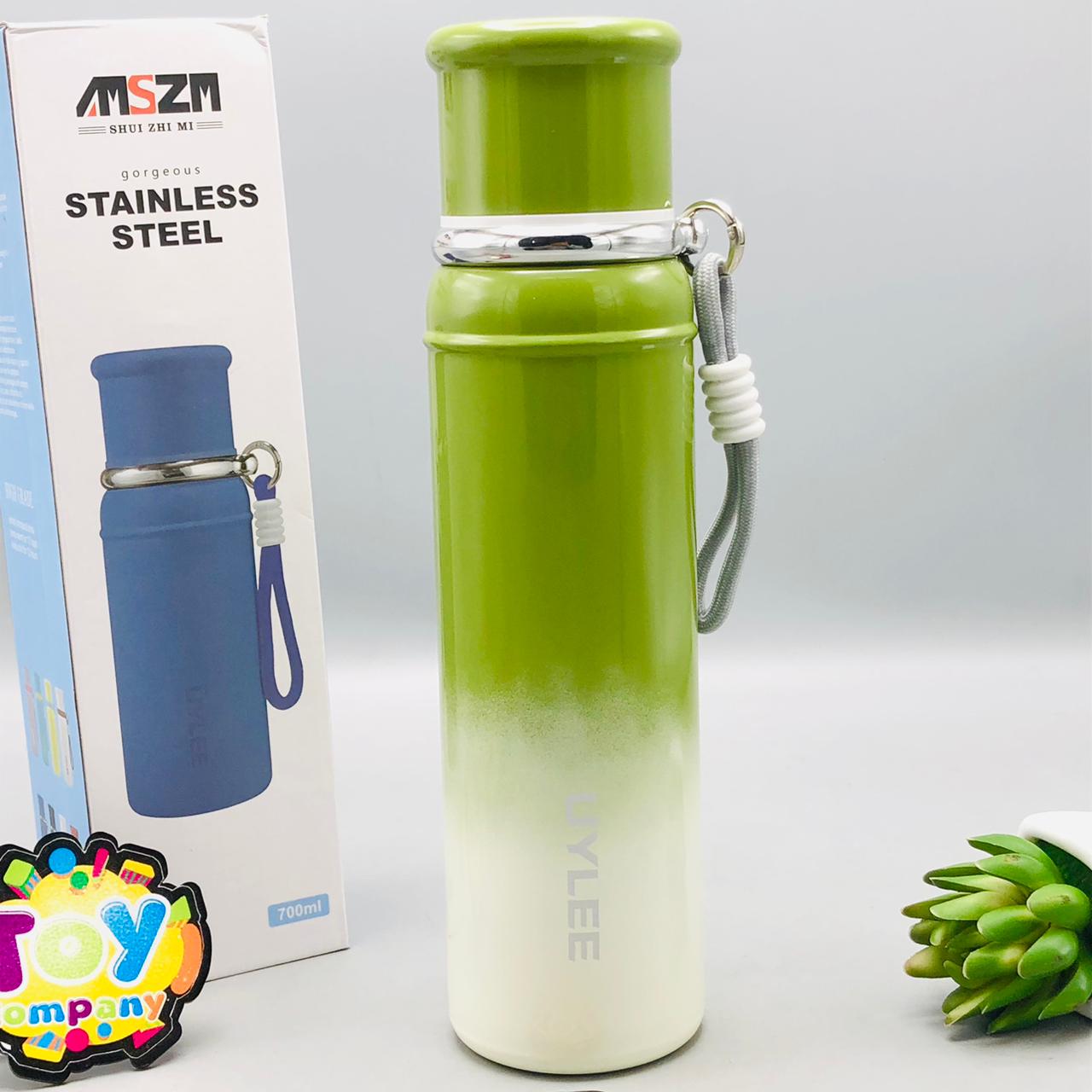 700ml Stainless Steel Sports Water Bottle - Green