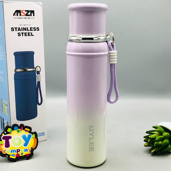 700ml Stainless Steel Sports Water Bottle - Pink