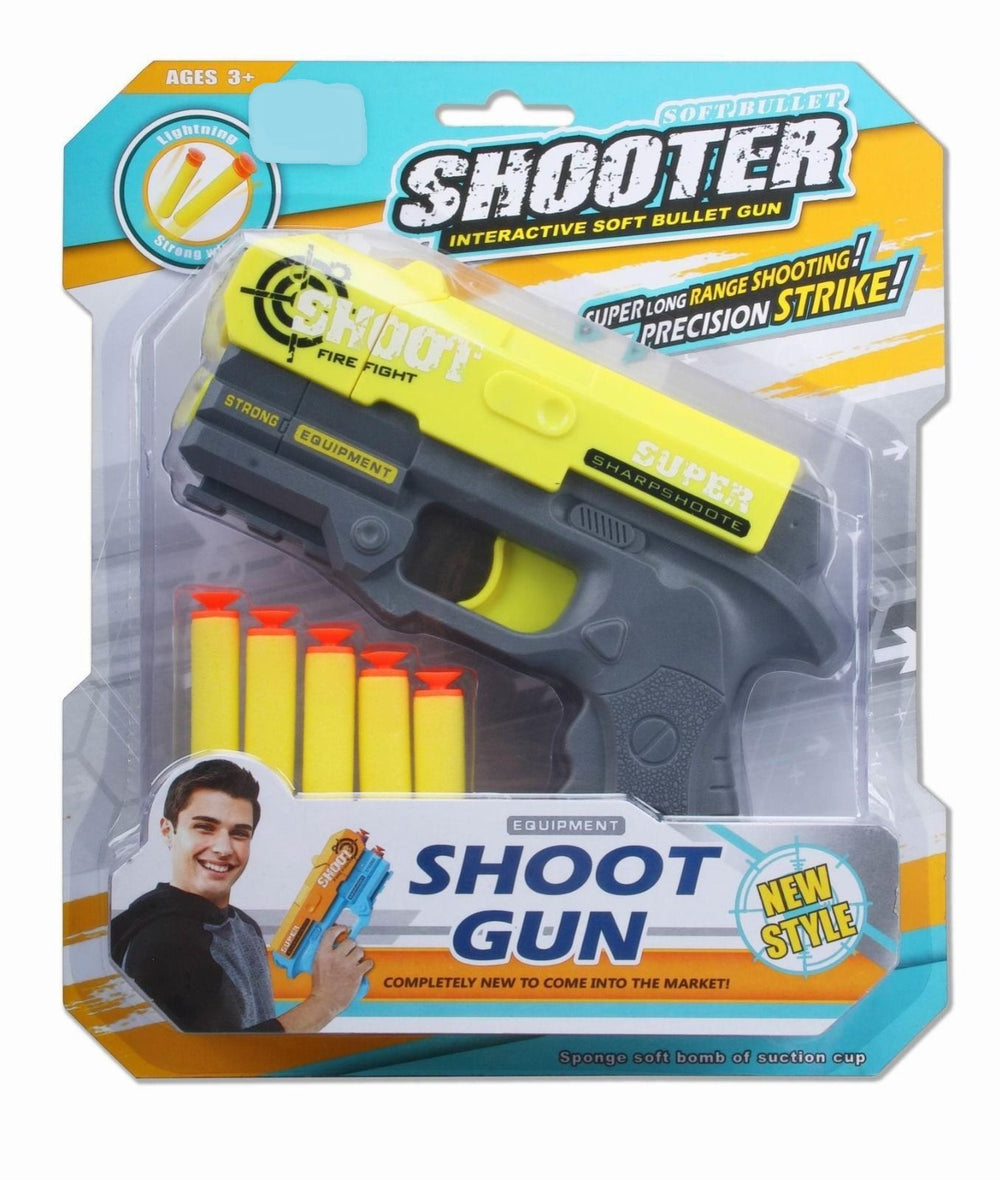 Interactive Soft Bullet Shooter Gun Toy
