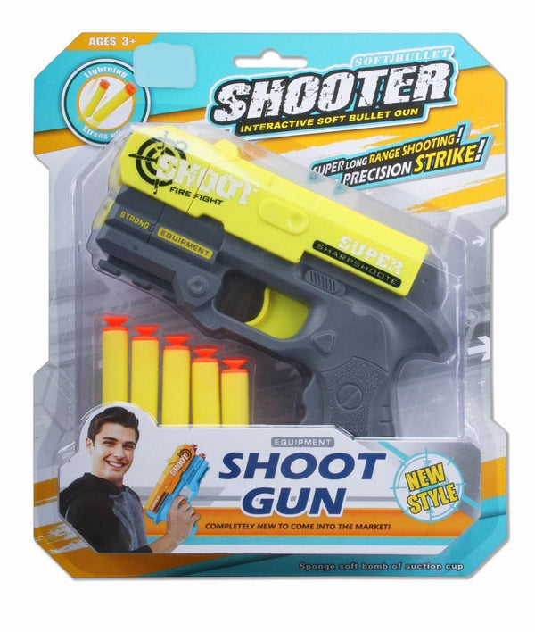 Interactive Soft Bullet Shooter Gun Toy
