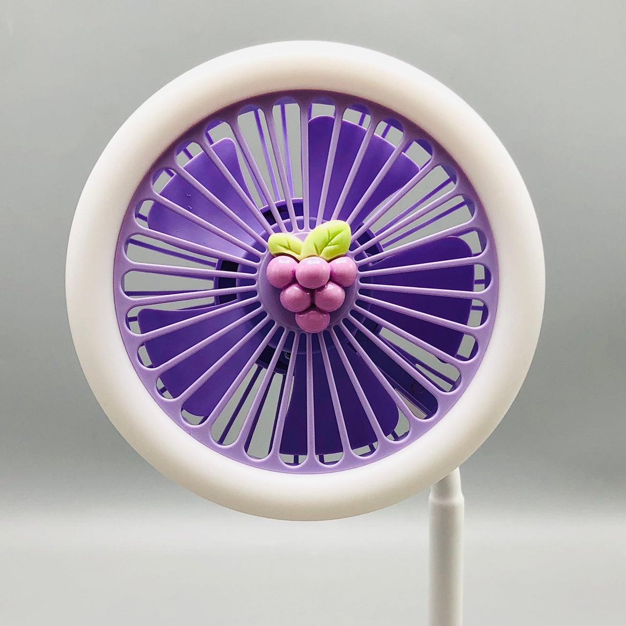 Rechargeable Fruit Design Desktop Fan With Light