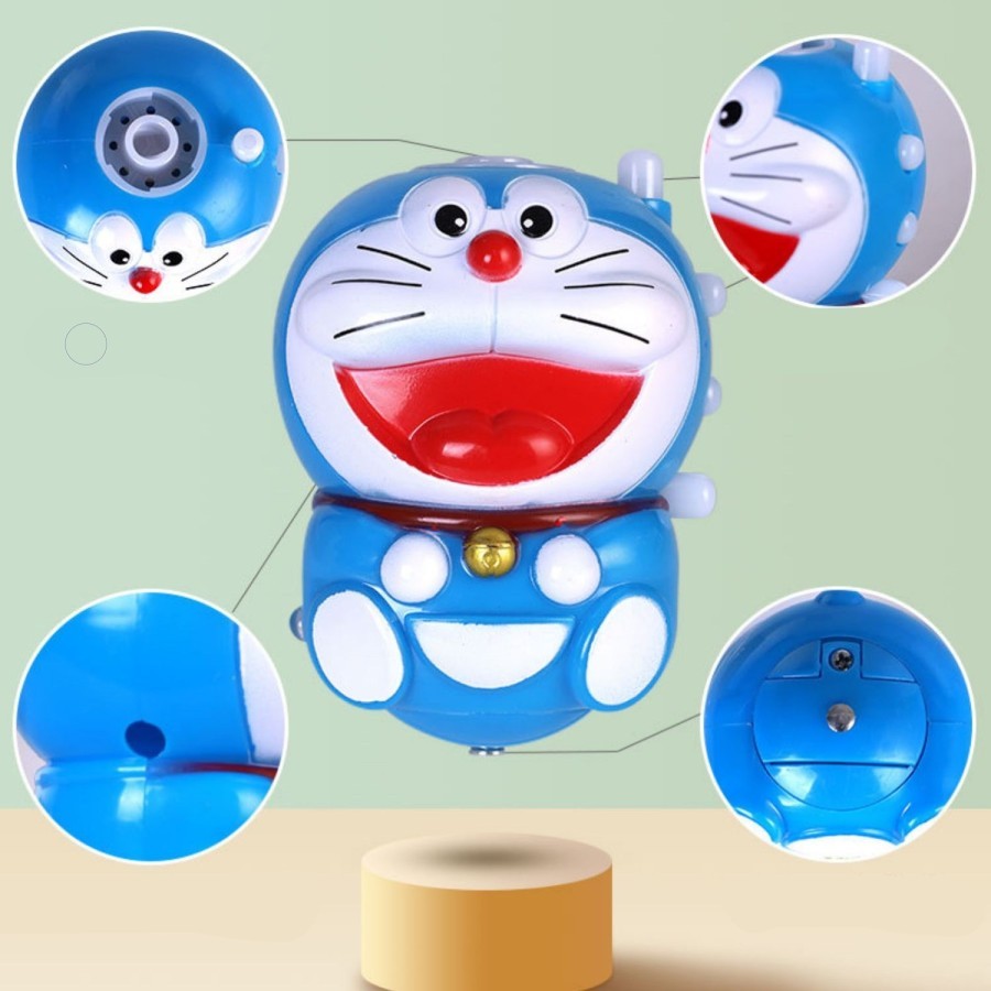 Doraemon Flashing Spinning Top With Light & Music