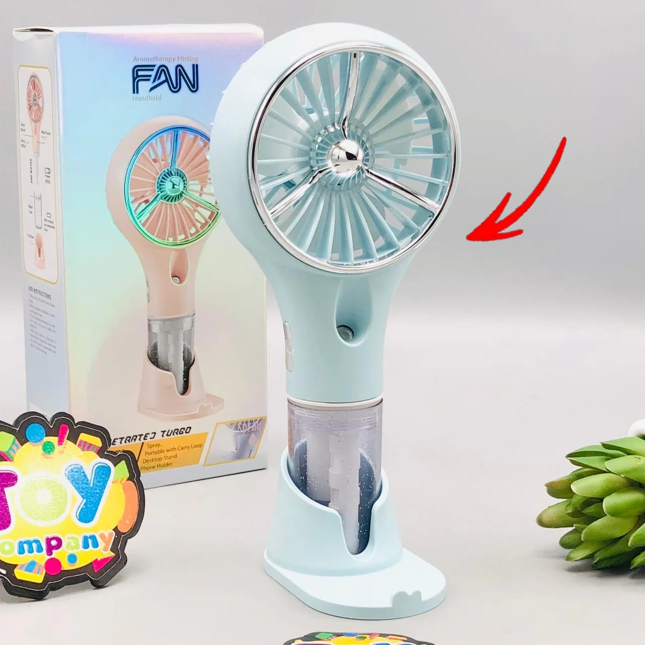 Rechargeable Aromatherapy Cool Mist Fan - Major Fault