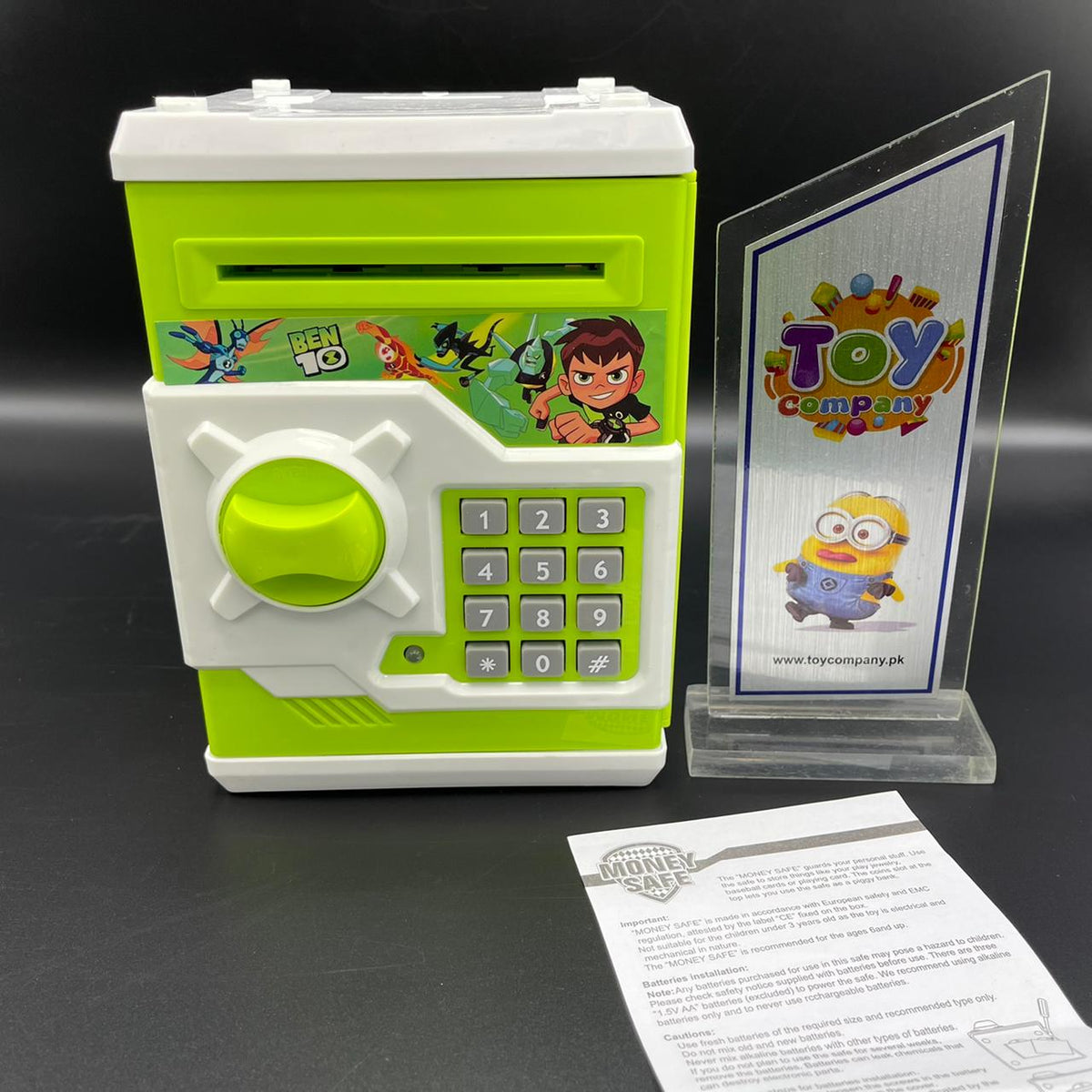 Piggy Bank Money Safe ATM - Ben 10