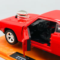 1:32 Diecast Dodge Charger With Acrylic Display Box - Red