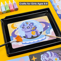 Toddlers Unicorn Themed Sand Painting Kit