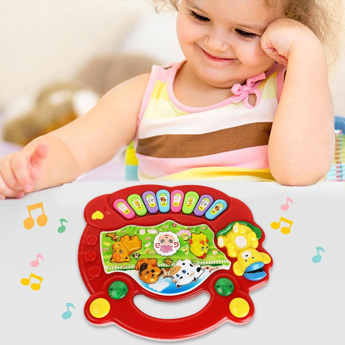 Multi-function Animal Farm Baby Piano