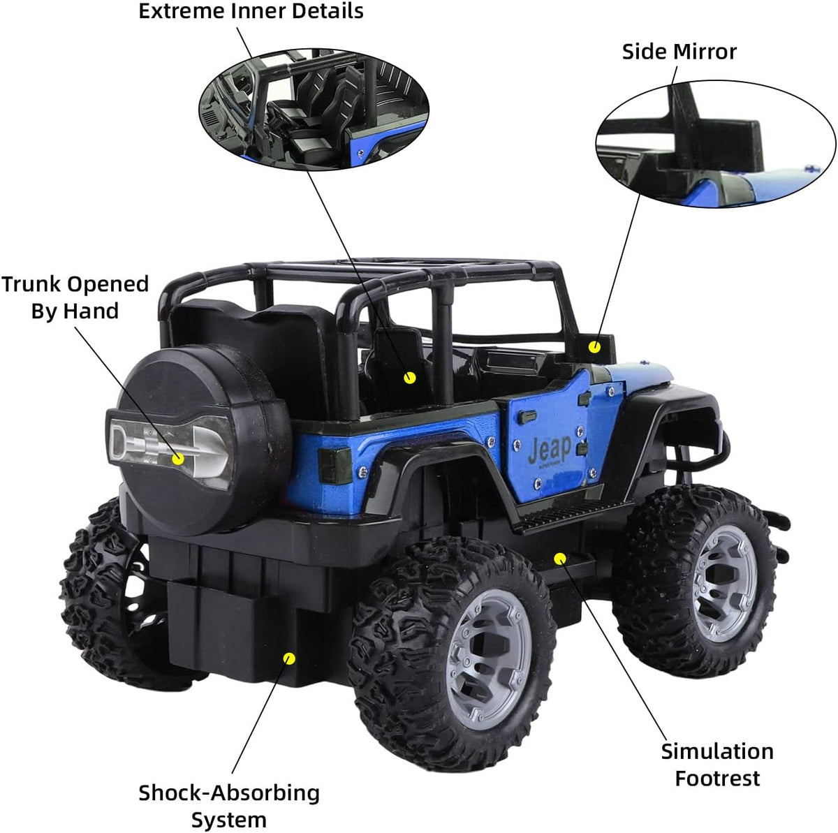 Remote Control Metal Rock Climbing Jeep