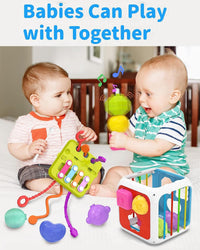 7in1 Montessori Shape Sorting Cube Toy