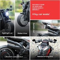 1:10 Diecast Pullback Model Bike