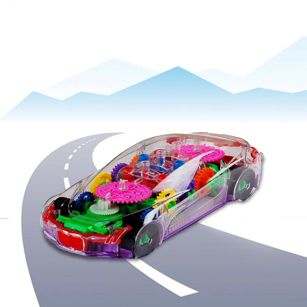 Electric Transparent Gear Concept Car With Light & Sound
