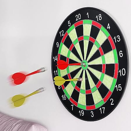 Magnetic Dartboard Game With 4 Darts