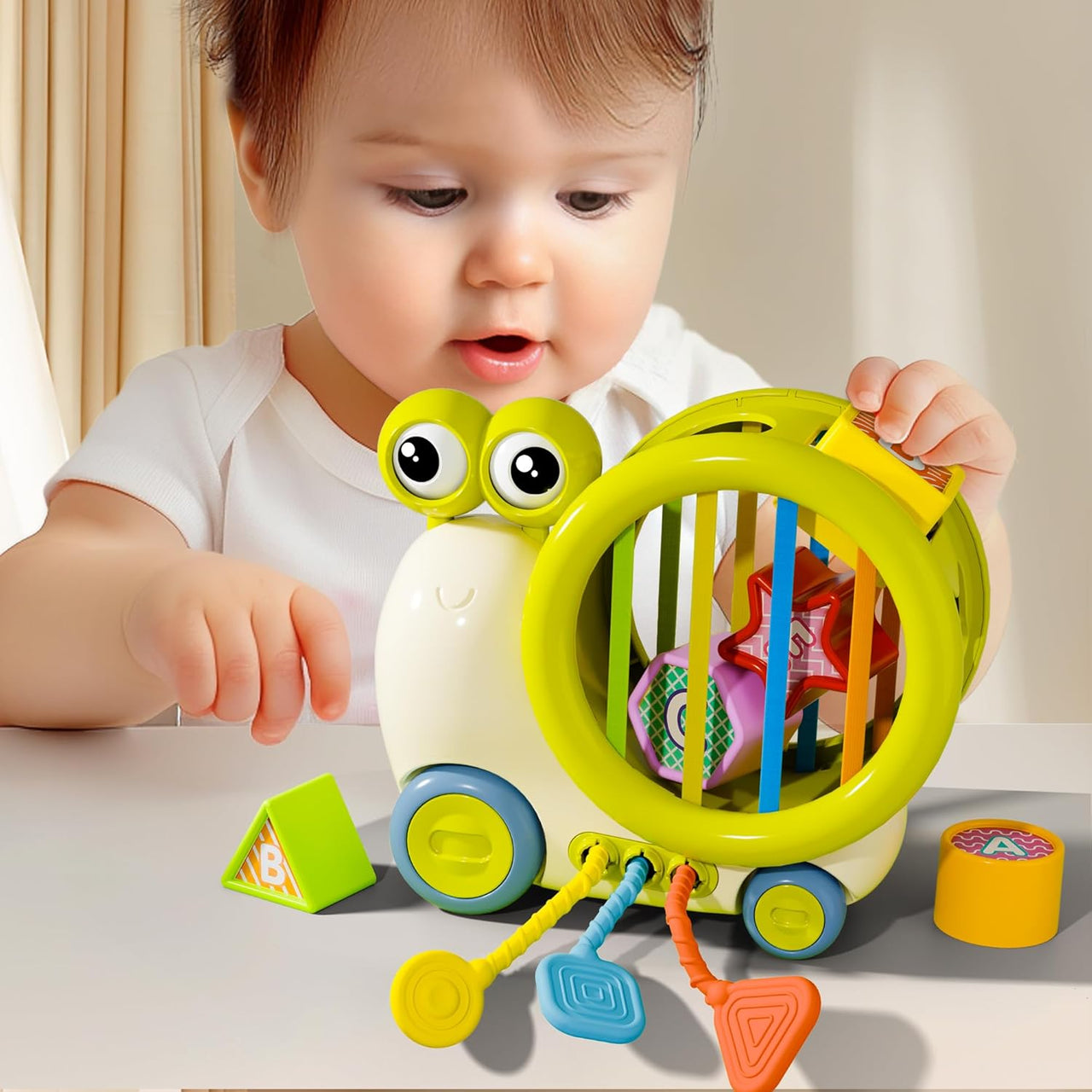 Premium Baby Snail Activity Toy